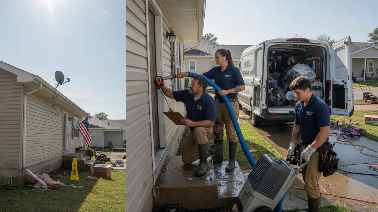 Ceiling Water Damage Restoration in Charlotte, TN near me