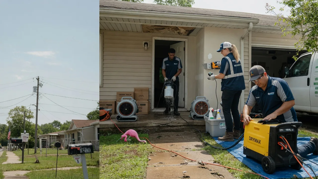 Storm Damage Water Removal in Charlotte, TN near me
